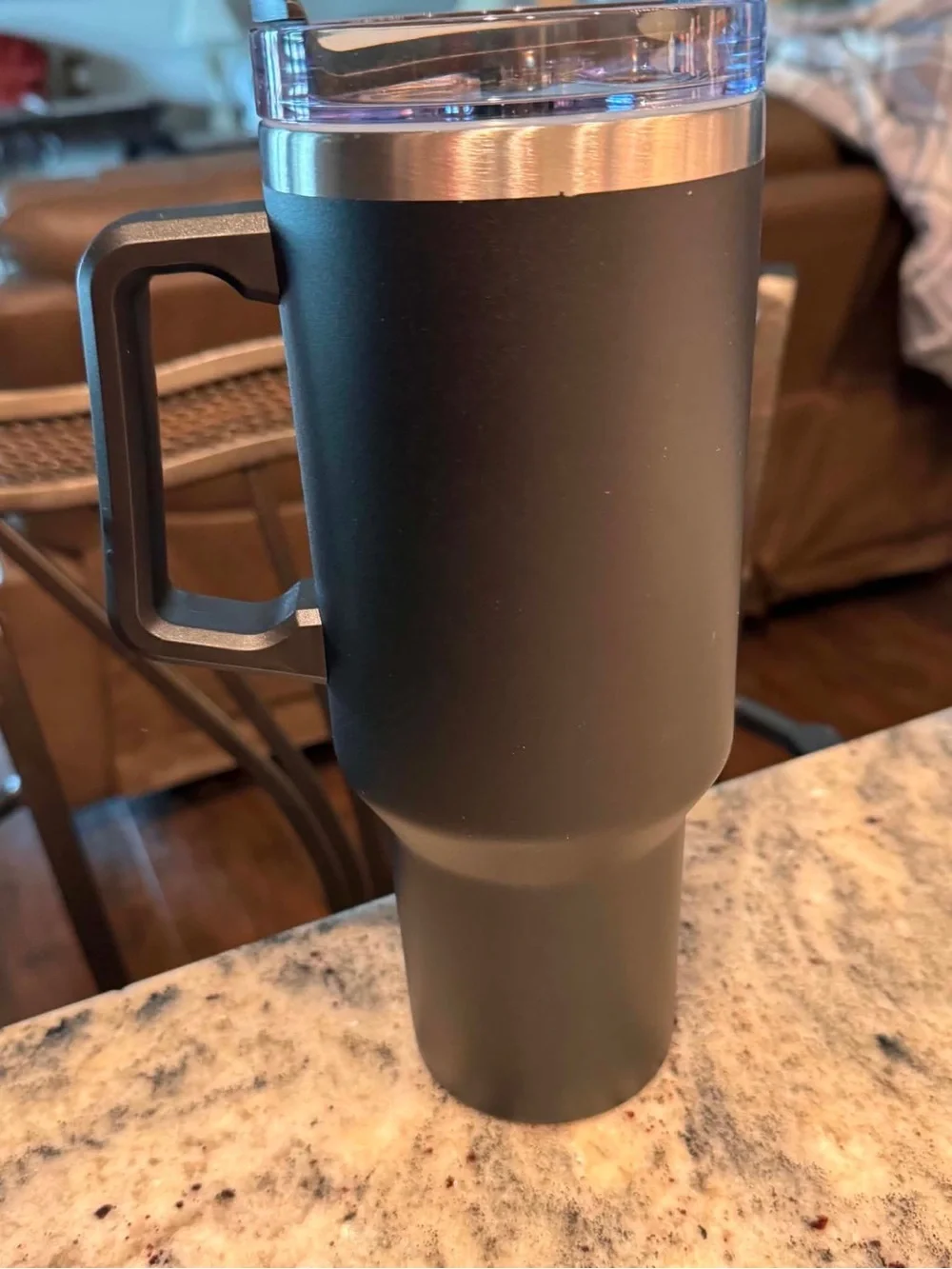 NEW Black Travel Tumbler with Patriotic 'Trump' Design